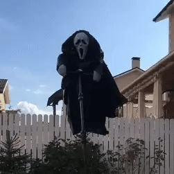 Mr. Bones Scream Vogelscheuche