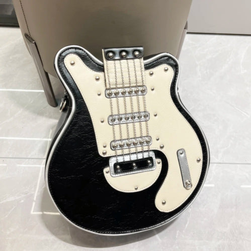 Guitar Shaped Crossbody Purse Bag
