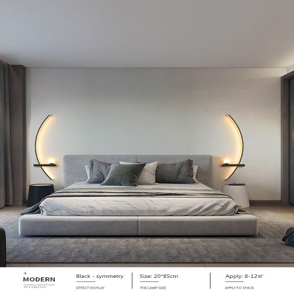 Modern LED Minimalist Bedside Arc Lamp