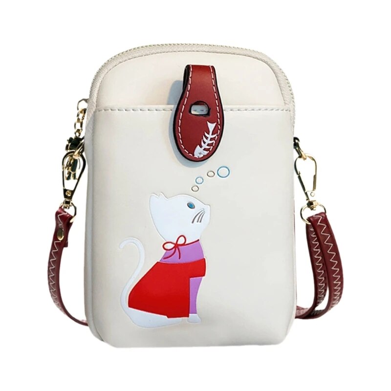 Kawaii Japanese Cat Crossbody Bag