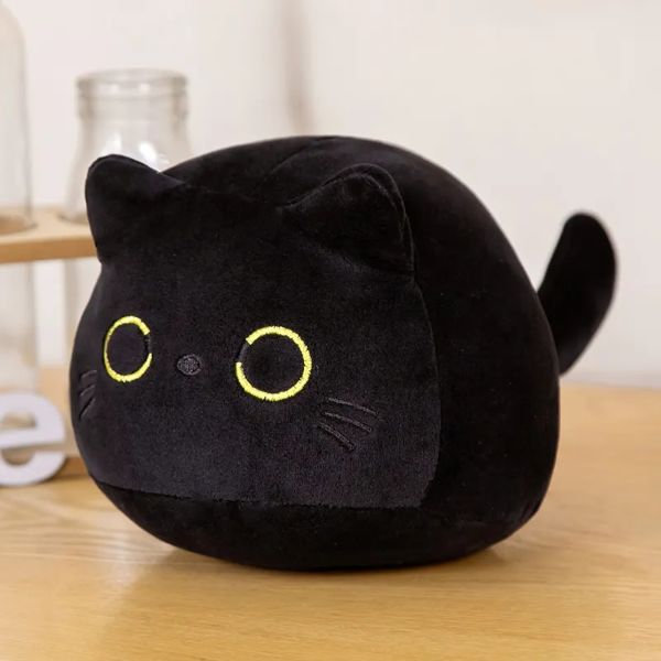 Schwarzes Katzen-Plüschtier & Cousins