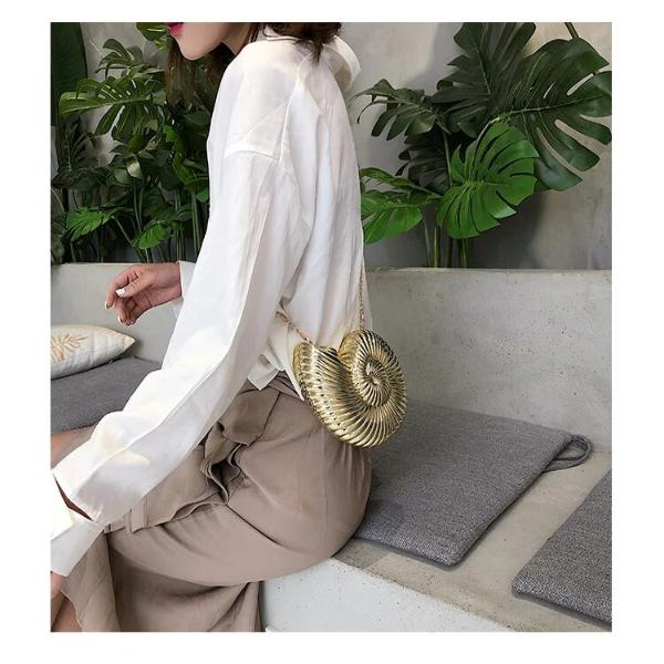Luxury Acrylic Shell Clutch Bag
