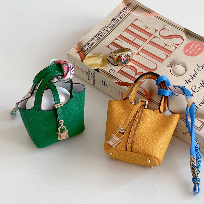 Mini Designer Inspired Handbag Key Charm