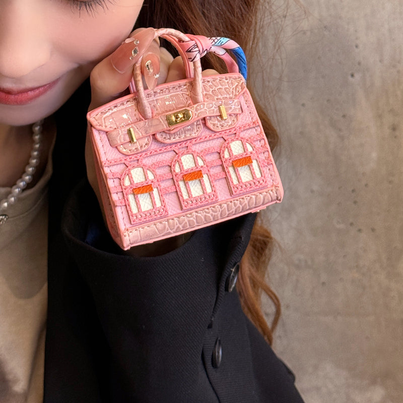 Mini Designer Inspired Handbag Key Charm