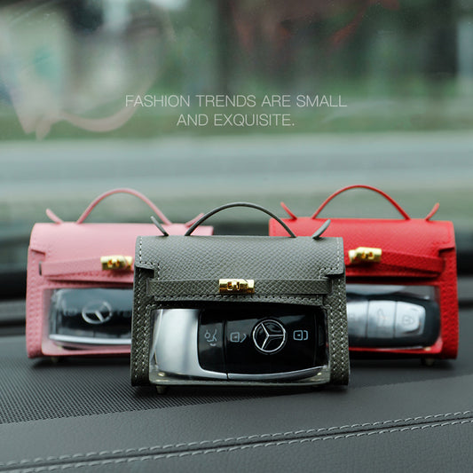 Mini-Designer-inspirierter Handtaschen-Schlüsselanhänger