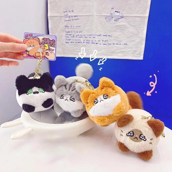 GRATISGESCHENK (BIS ZU 24,99 $): Schlüsselanhänger mit Plüschkatze und wedelndem Schwanz