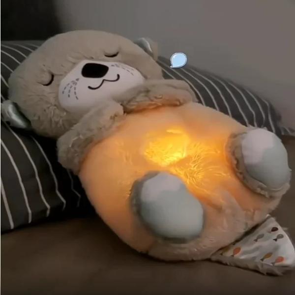 Breathing Plush Otter & Koala With Heartbeat Sleeping Aid