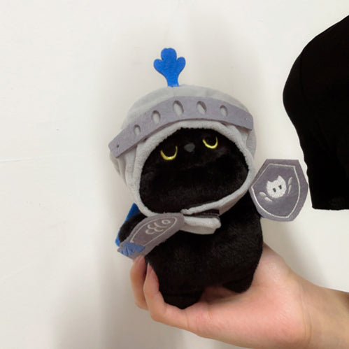 Black Cat Knight Plush Toy: Your Loyal Fantasy Companion