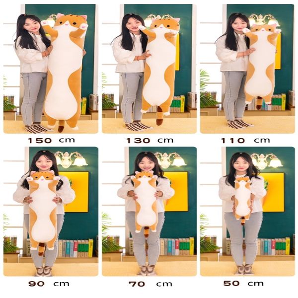 Long Cat Squishmallow Pillow