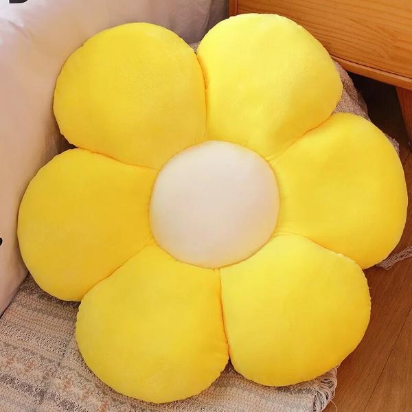 SOFA-LICIOUS Premium Flauschiges Blumen-Sofakissen