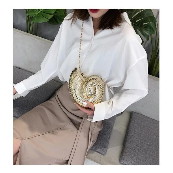 Luxury Acrylic Shell Clutch Bag