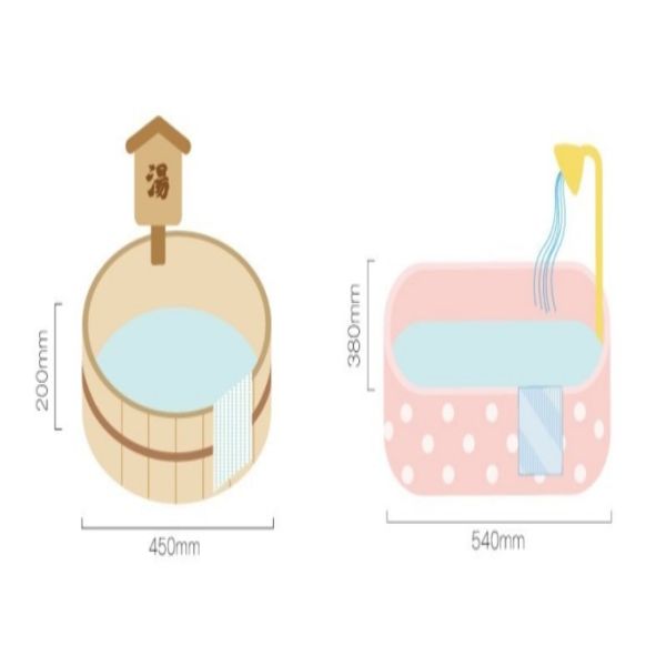 Japanese Onsen Bath Cat /Dog Bed