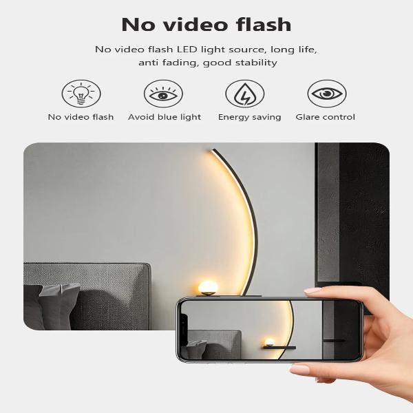 Modern LED Minimalist Bedside Arc Lamp