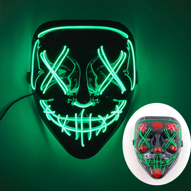 2023 Halloween LED Purge Maske