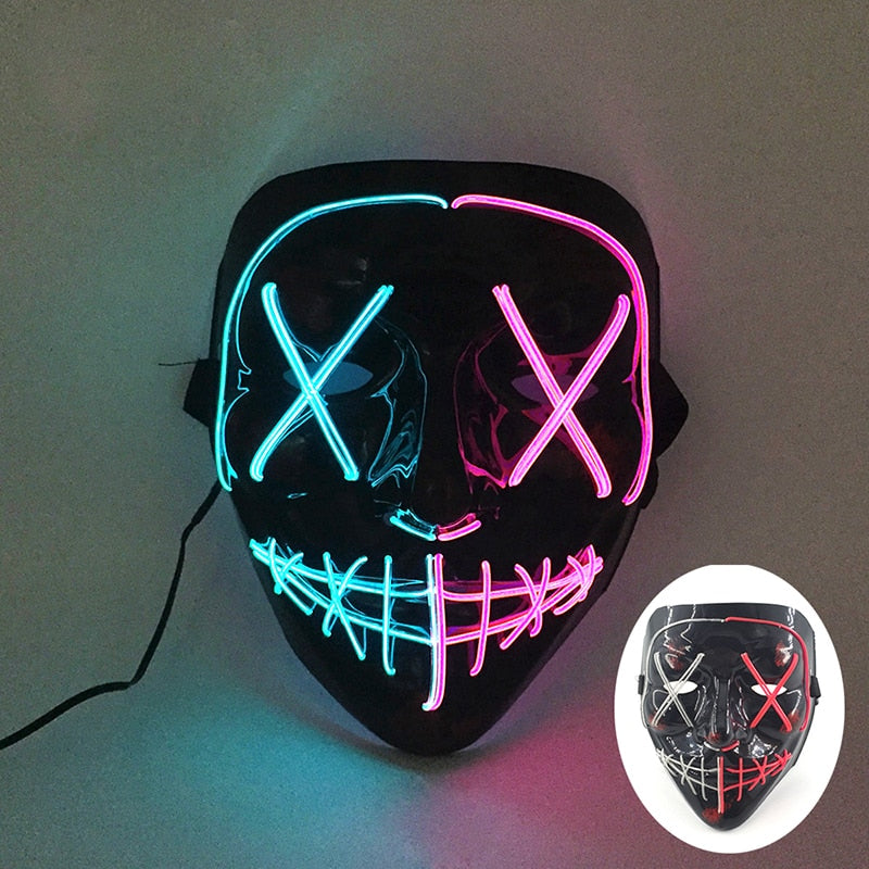 2023 Halloween LED Purge Maske