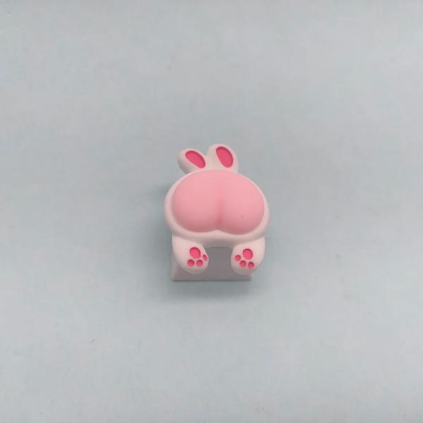 カスタム ゲーミング 猫の足跡とお尻のキーキャップ