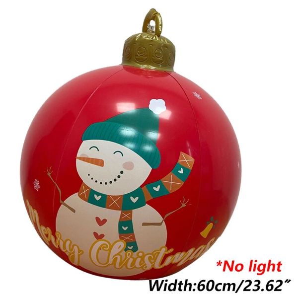 Christmas Giant Inflatable Ball Decoration (24 Inch)