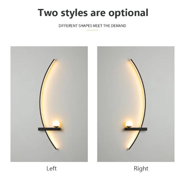 Modern LED Minimalist Bedside Arc Lamp