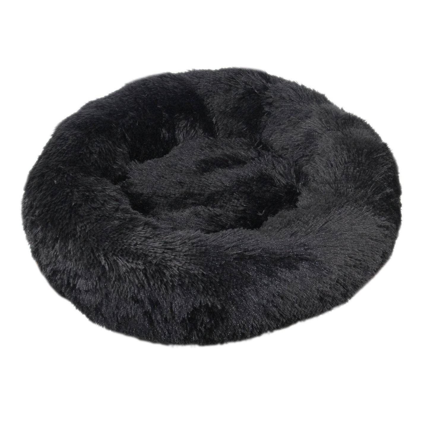 Barkermeow Rundes Plüsch-Donut-Katzen- und Hundebett