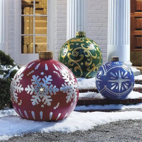 Christmas Giant Inflatable Ball Decoration (24 Inch)