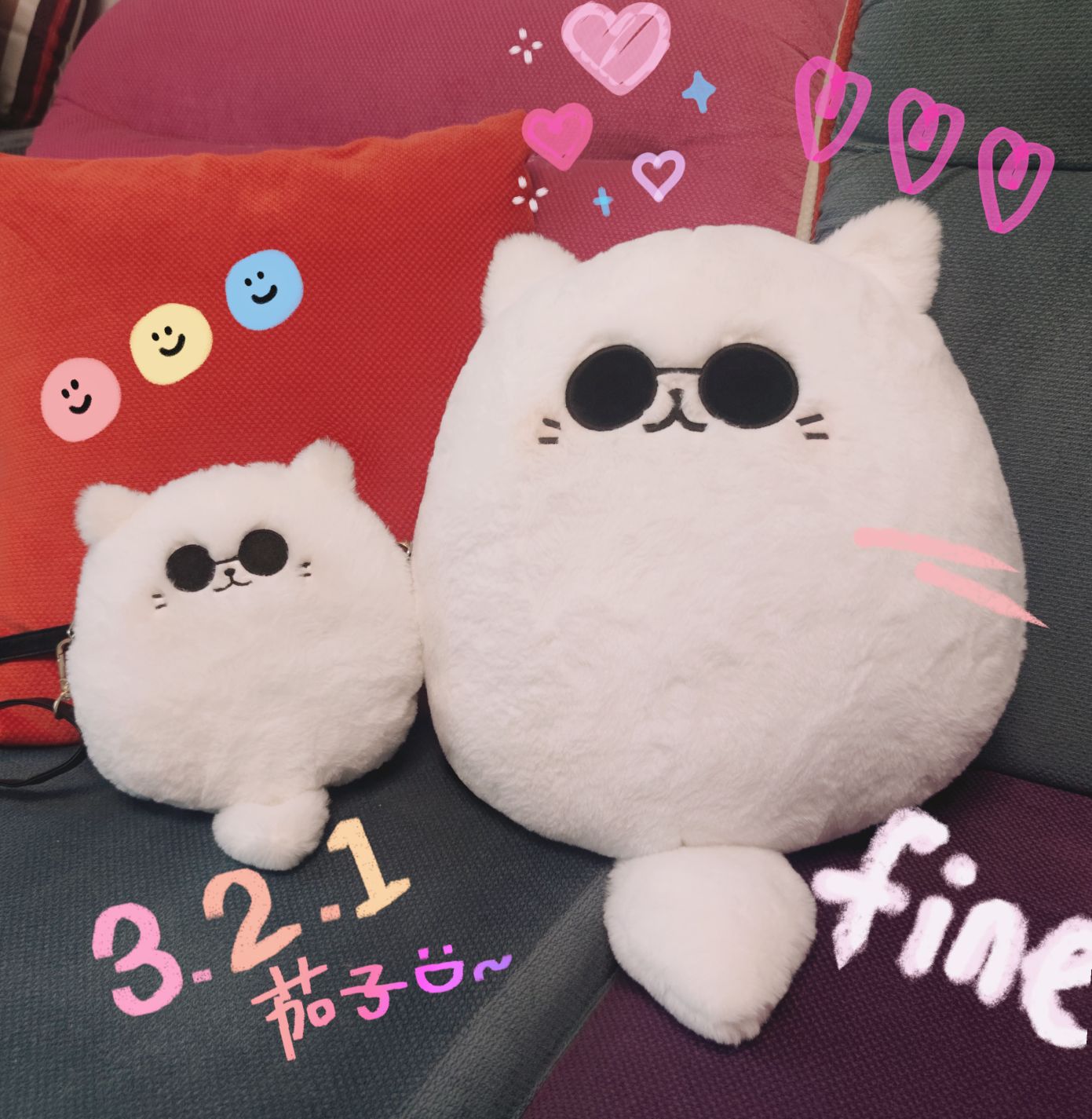 五条悟 猫ぬいぐるみ枕&バッグ(限定版)