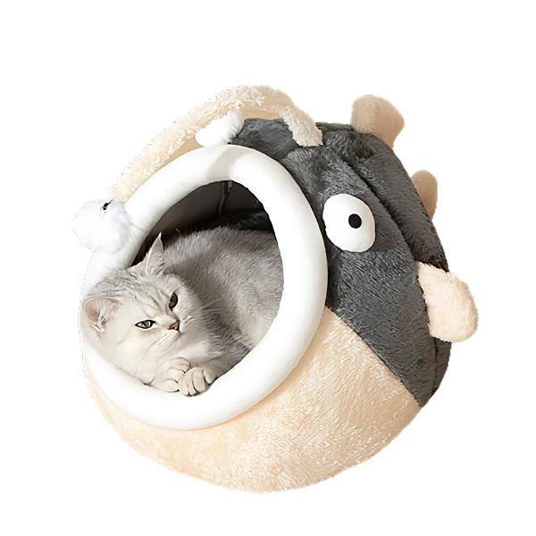 Shark, Angler & Puffer Fish Cat Bed