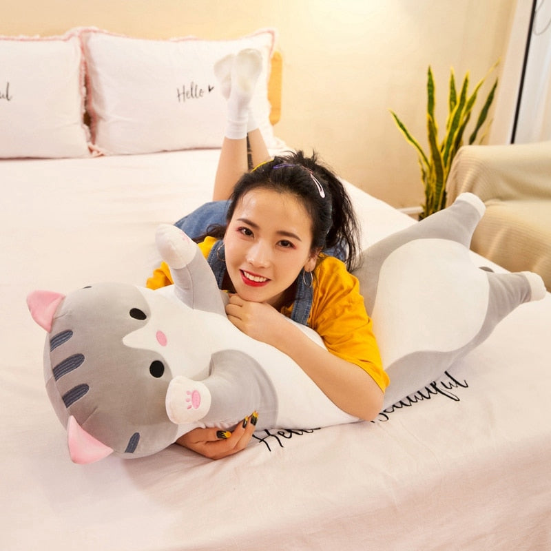 Long Cat Squishmallow Pillow