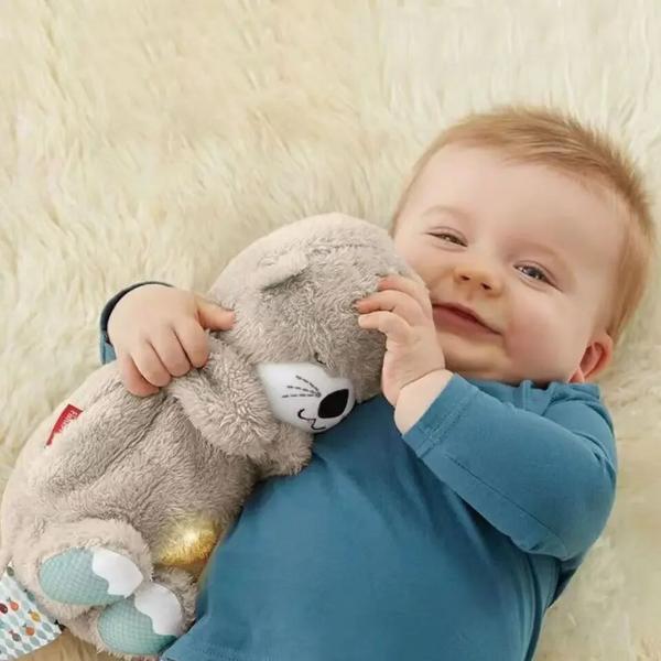 Breathing Plush Otter & Koala With Heartbeat Sleeping Aid