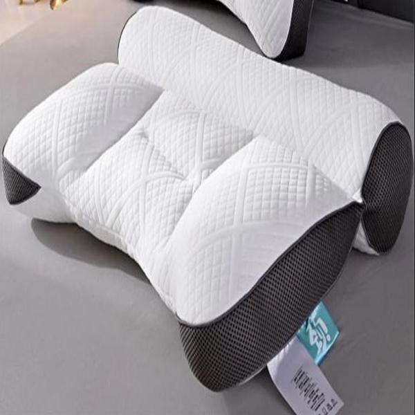 Ergonomisches Gänsedaunenkissen mit Nackenstütze