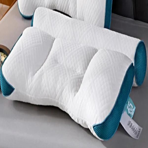 Ergonomisches Gänsedaunenkissen mit Nackenstütze