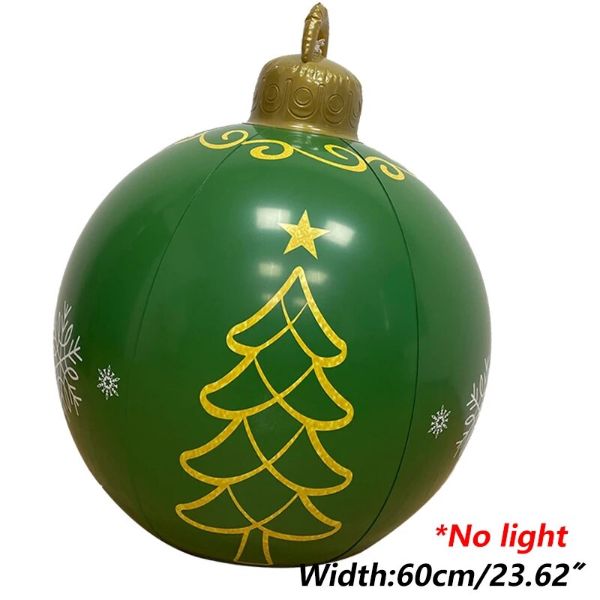 Christmas Giant Inflatable Ball Decoration (24 Inch)