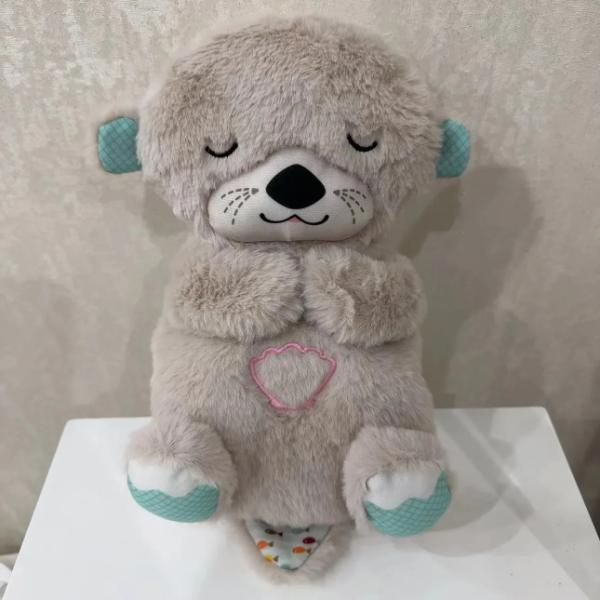 Breathing Plush Otter & Koala With Heartbeat Sleeping Aid