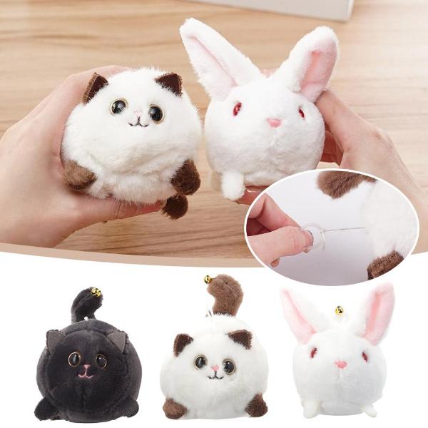 GRATISGESCHENK (BIS ZU 24,99 $): Schlüsselanhänger mit Plüschkatze und wedelndem Schwanz