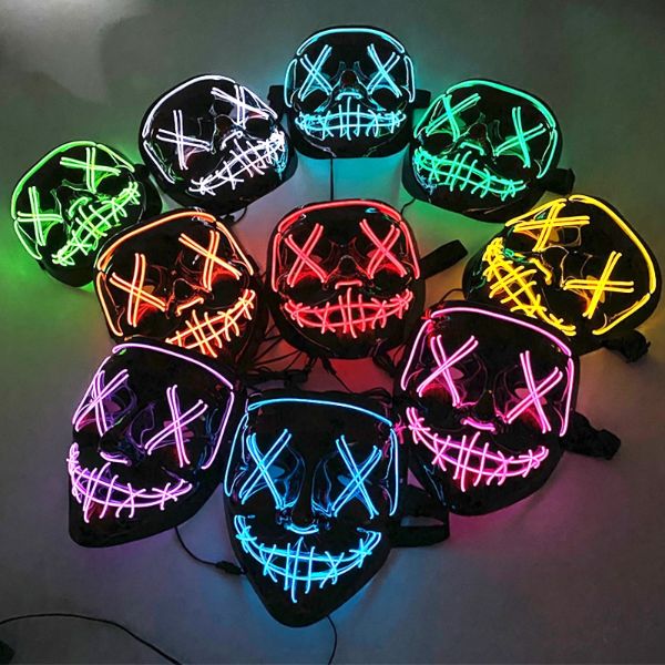 2023 Halloween LED Purge Maske