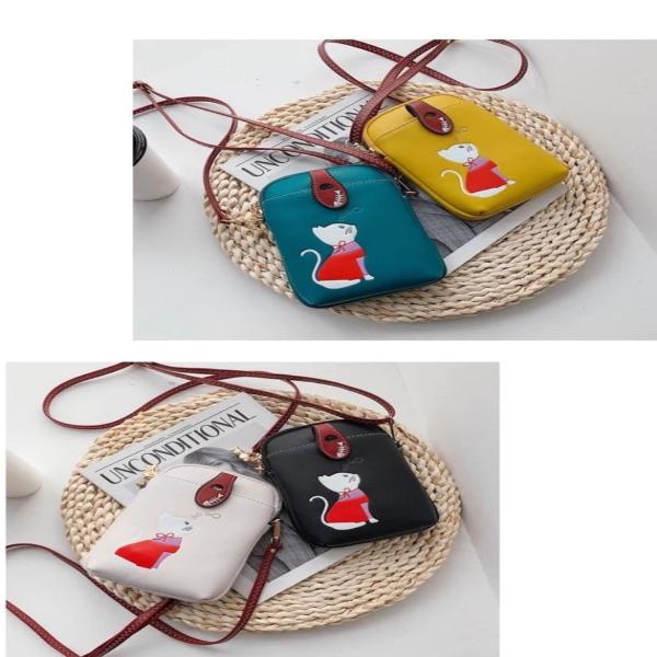 Kawaii Japanese Cat Crossbody Bag