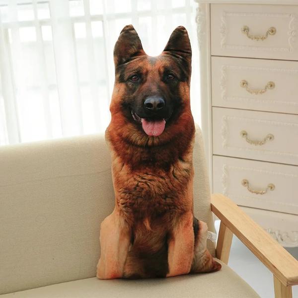3D犬ぬいぐるみ枕