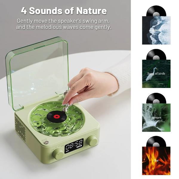 Vintage Vinyl Bluetooth Audio Player