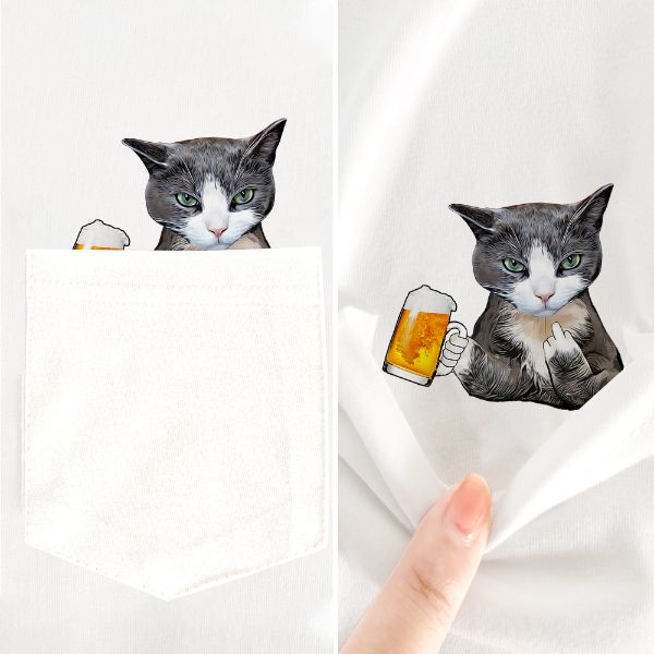 One FXXX Cat Pocket Tshirt