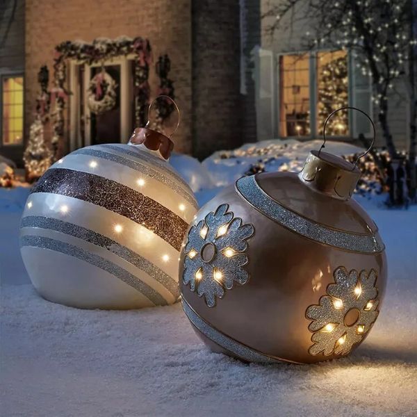 Christmas Giant Inflatable Ball Decoration (24 Inch)