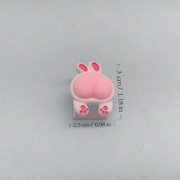 カスタム ゲーミング 猫の足跡とお尻のキーキャップ
