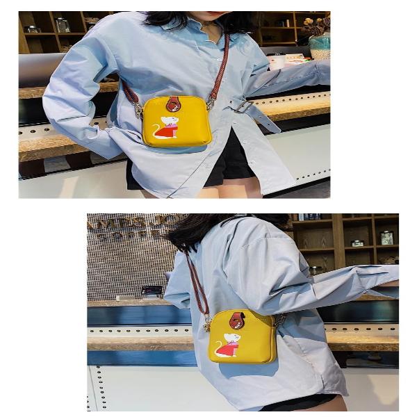 Kawaii Japanese Cat Crossbody Bag