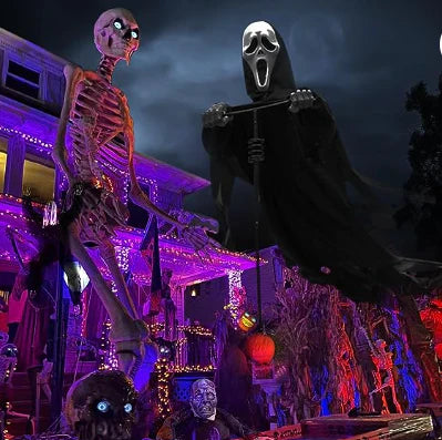 Mr. Bones Scream Vogelscheuche