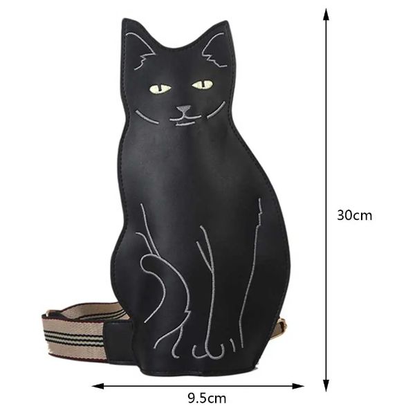 Süße Umhängetasche mit Katzenmotiv