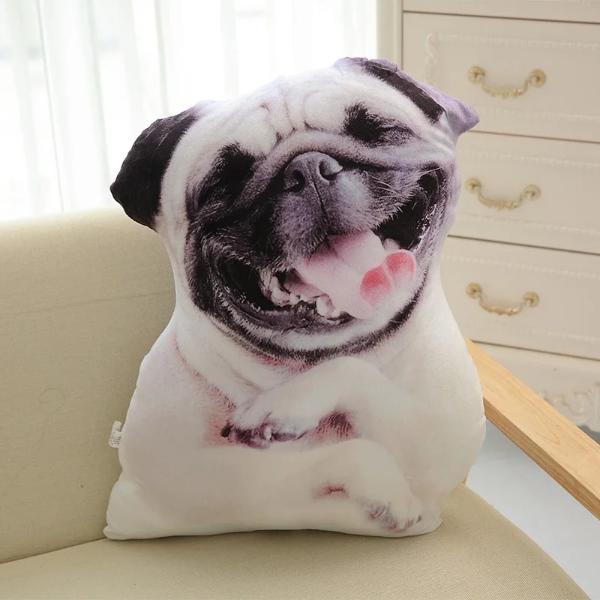 3D犬ぬいぐるみ枕
