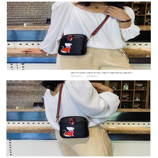 Kawaii Japanese Cat Crossbody Bag
