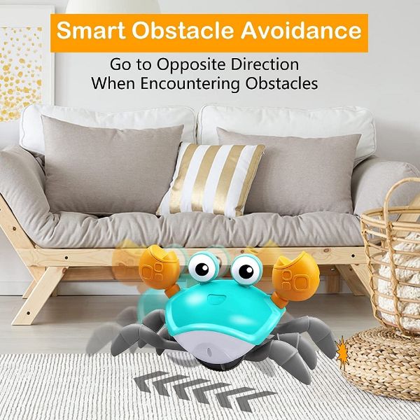 Interactive Crawling Crab Dog Toy