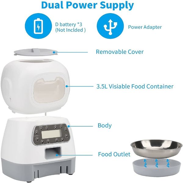 SMART Automatic Pet Feeder (3.5L)