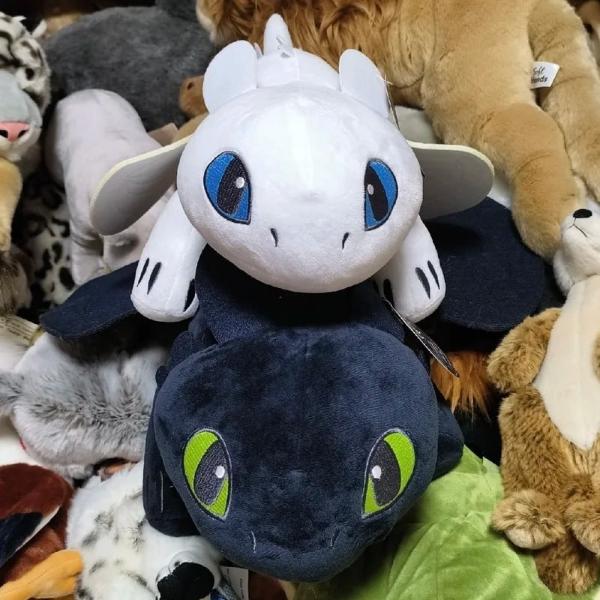 Toothless & Light Fury Plush