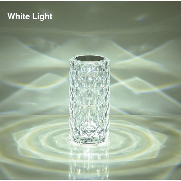 Touch Control Rose Crystal Lamp