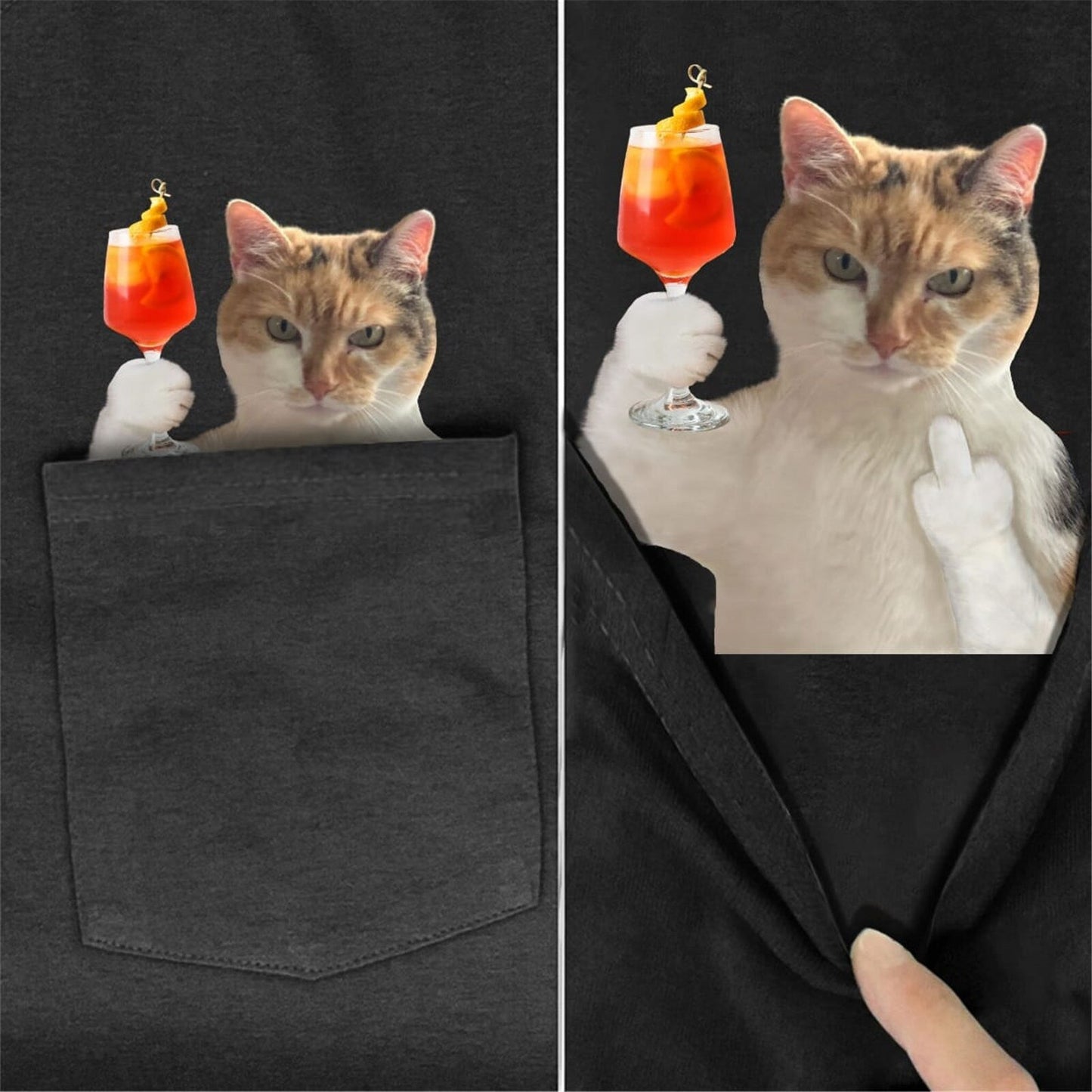One FXXX Cat Pocket Tshirt